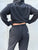 Vintage Wash | Women's Oversized Gym Joggers | Black