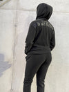 Bootyfit | Gym Track Pants | Black Vintage Wash
