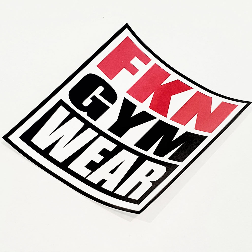 fkn-gymwear,FKN Gym Wear Vinyl Sticker,Sticker,FKN Gym Wear