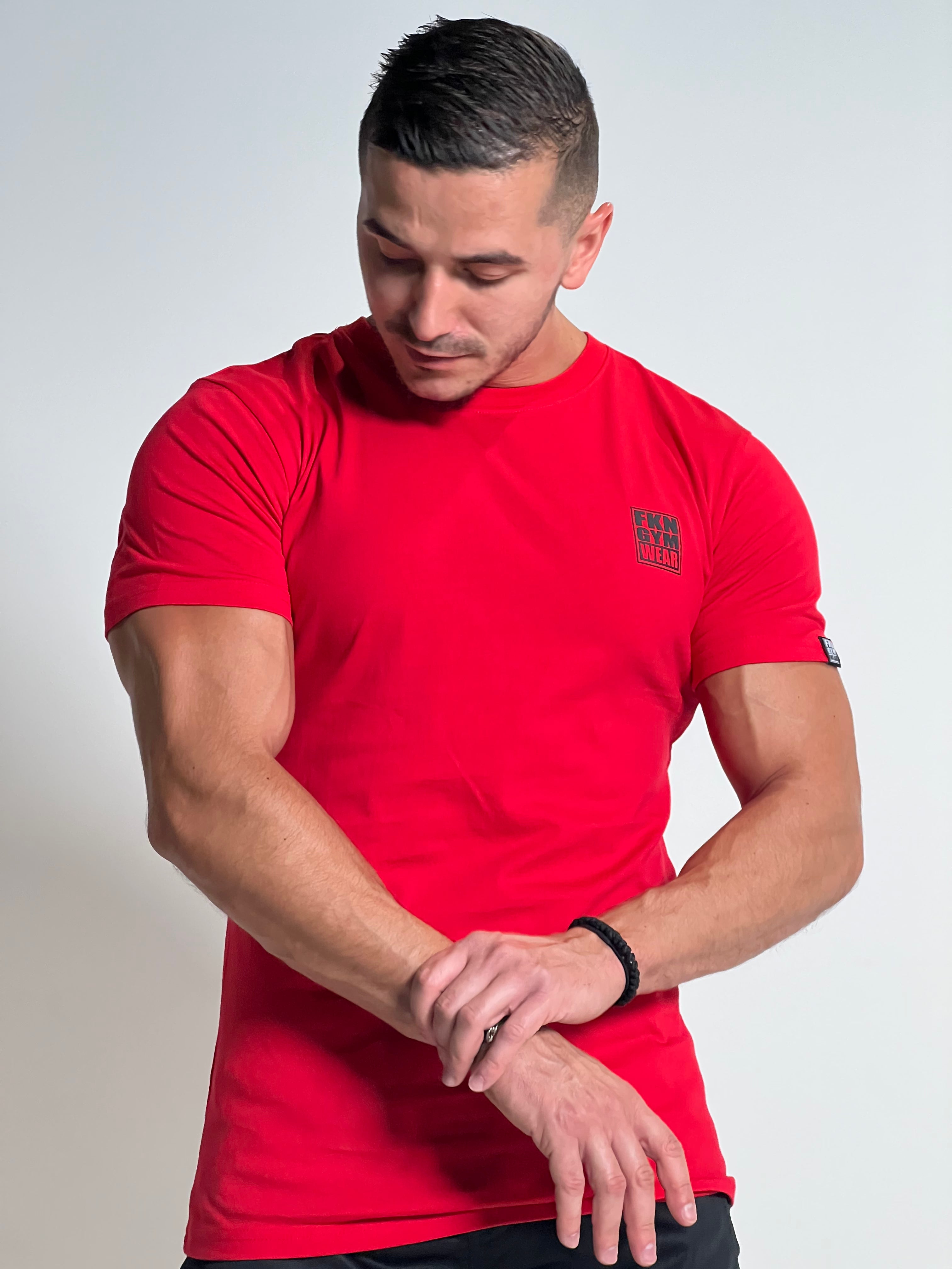 Red gym 2025 t shirt