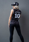 Dominate | Women's Gym Training Basketball Jersey | Black