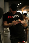 FKNLIFT Men's Black Gym Workout Set | T-Shirt, Shorts, Socks & Cap