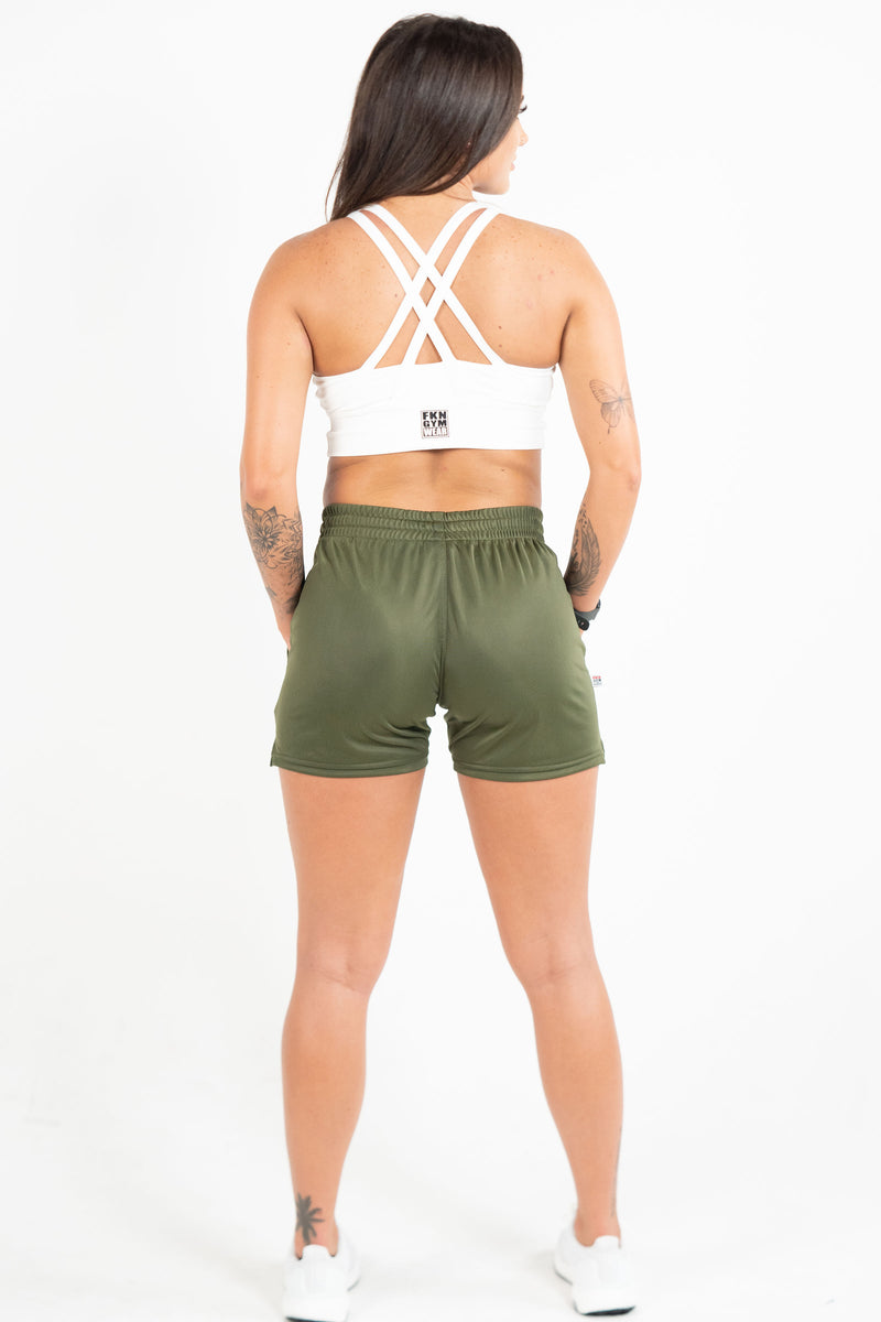 Strapped | Women's Gym Crop Top | White