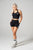 Flawless | Built In Bra Women's Gym Crop Singlet | Black