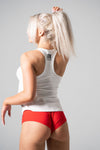 Force | Classic Women's Gym Singlet | White