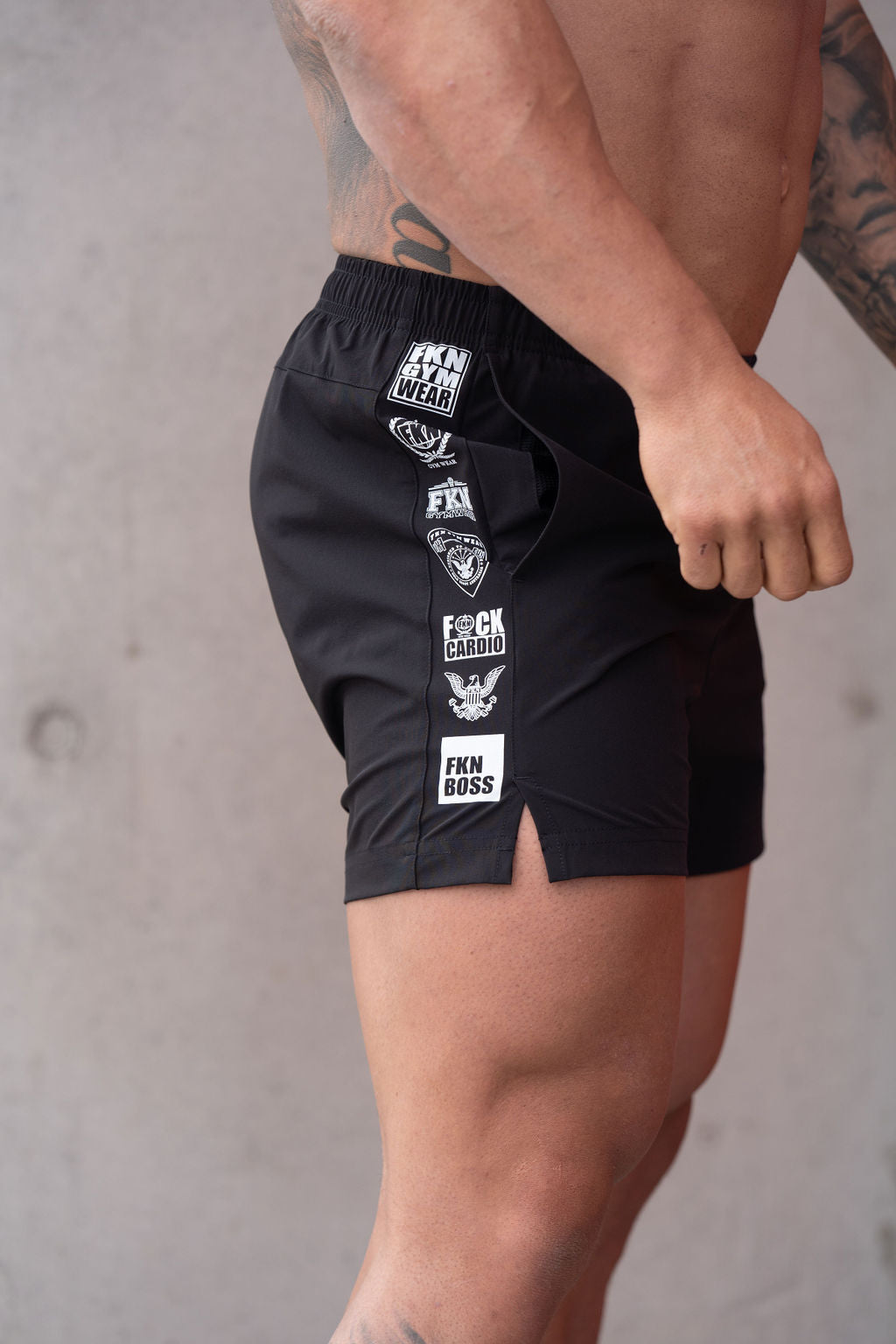 Men's Gym Shorts, Black
