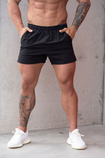 Steel HEIST | Men's Gym Shorts | Black