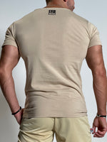 Stone | Men's Gym T-Shirt | Beige