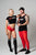 Infinity | Quadfit Gym Track Pants | Red
