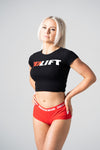 FKNLIFT | Fitted Women's Gym T-Shirt | Black