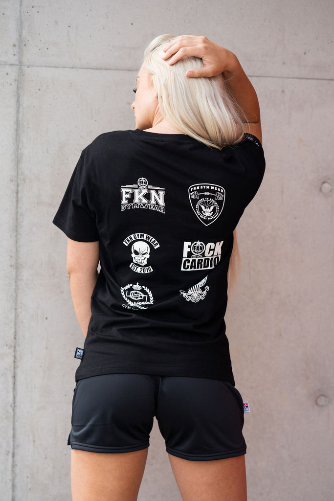 Power Women's Gym Shorts Black FKN Gym Wear