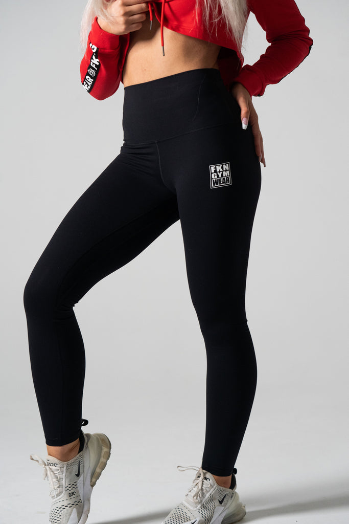 Women's Black Gym Leggings FKN Gym Wear