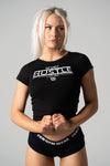 Hustle | Women's Fitted Gym T-Shirt | Black