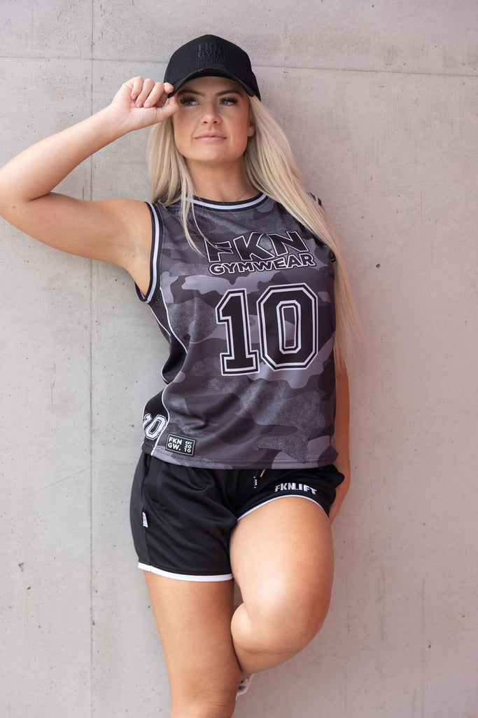 Terminate | Women's Gym Training Basketball Jersey | Camo