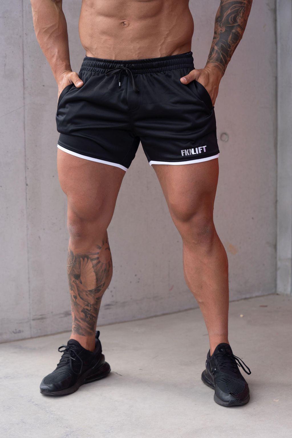Relentless Men's Gym Shorts Black – FKN Gym Wear