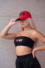 FKNFIT | Women's Bandeau Gym Tube Top | Black