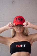 FKNFIT | Women's Bandeau Gym Tube Top | Black