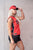 Elevate | Women's Gym Training Basketball Jersey | Red