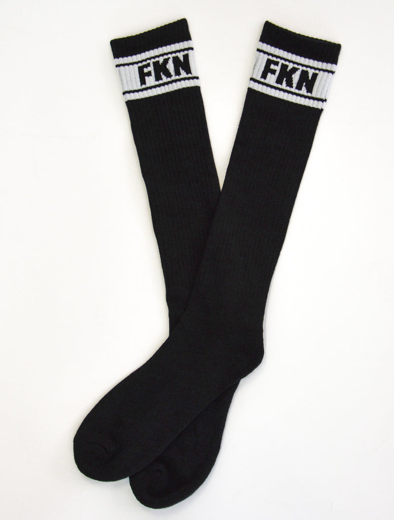 Long Socks White FKN Gym Wear Gym Accessories