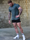 Stone | Men's Gym T-Shirt | Dark Khaki