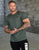 Stone | Men's Gym T-Shirt | Dark Khaki