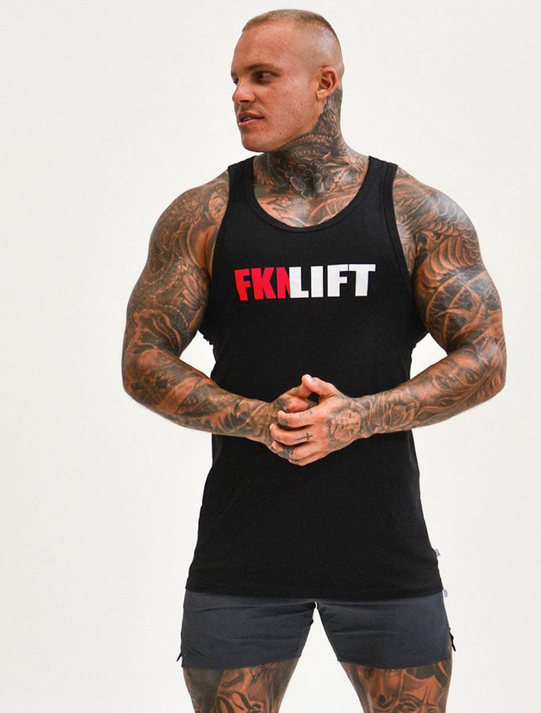 Conquer | Men's FKNLIFT Gym Singlet | Black